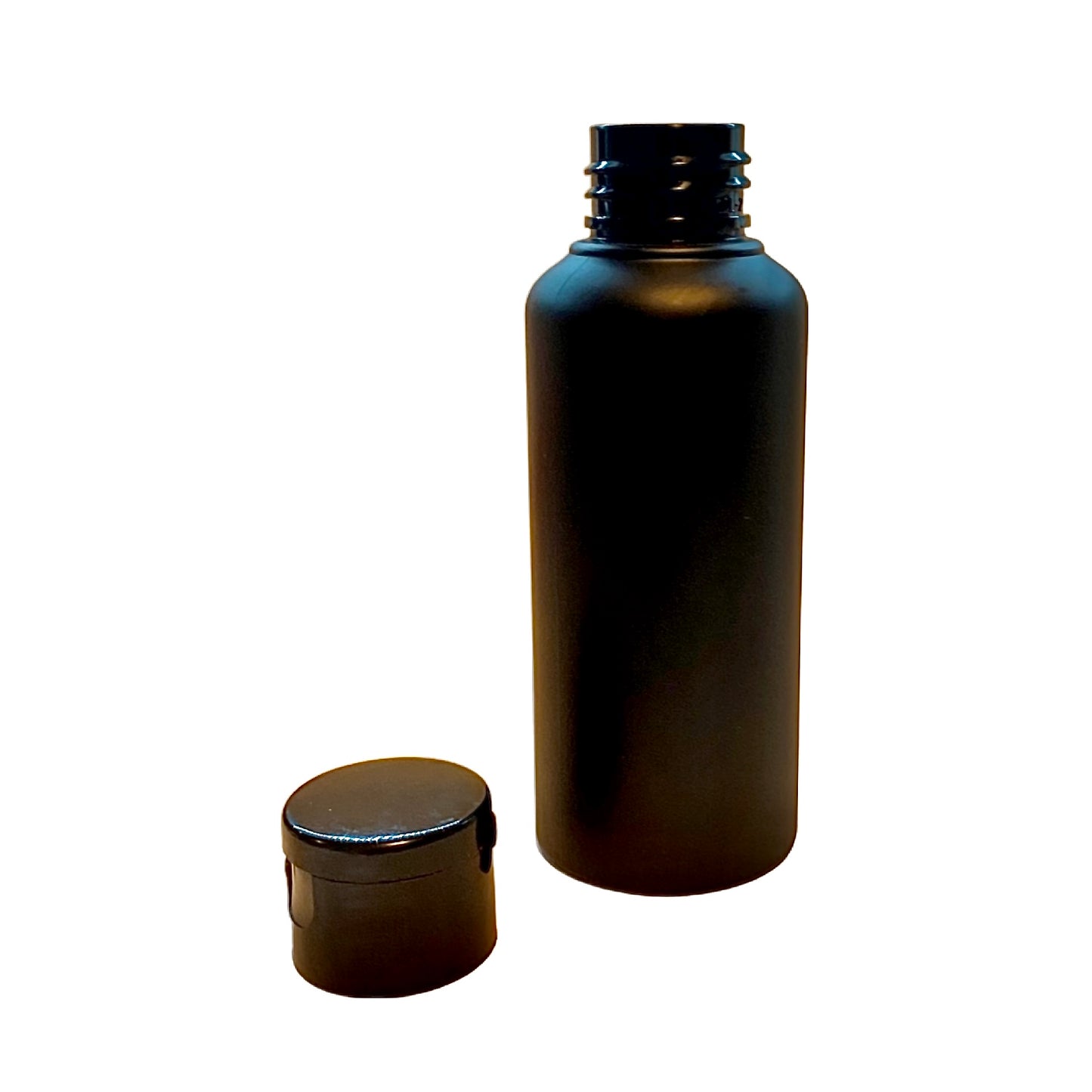 Black Matte Plastic Bottle 100mL