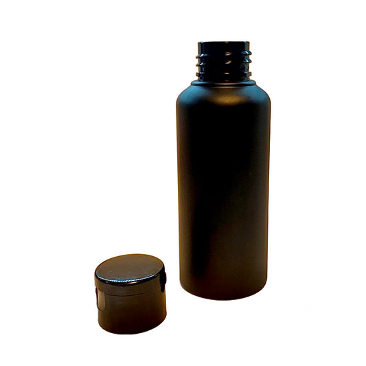 Black Matte Plastic Bottle 100mL