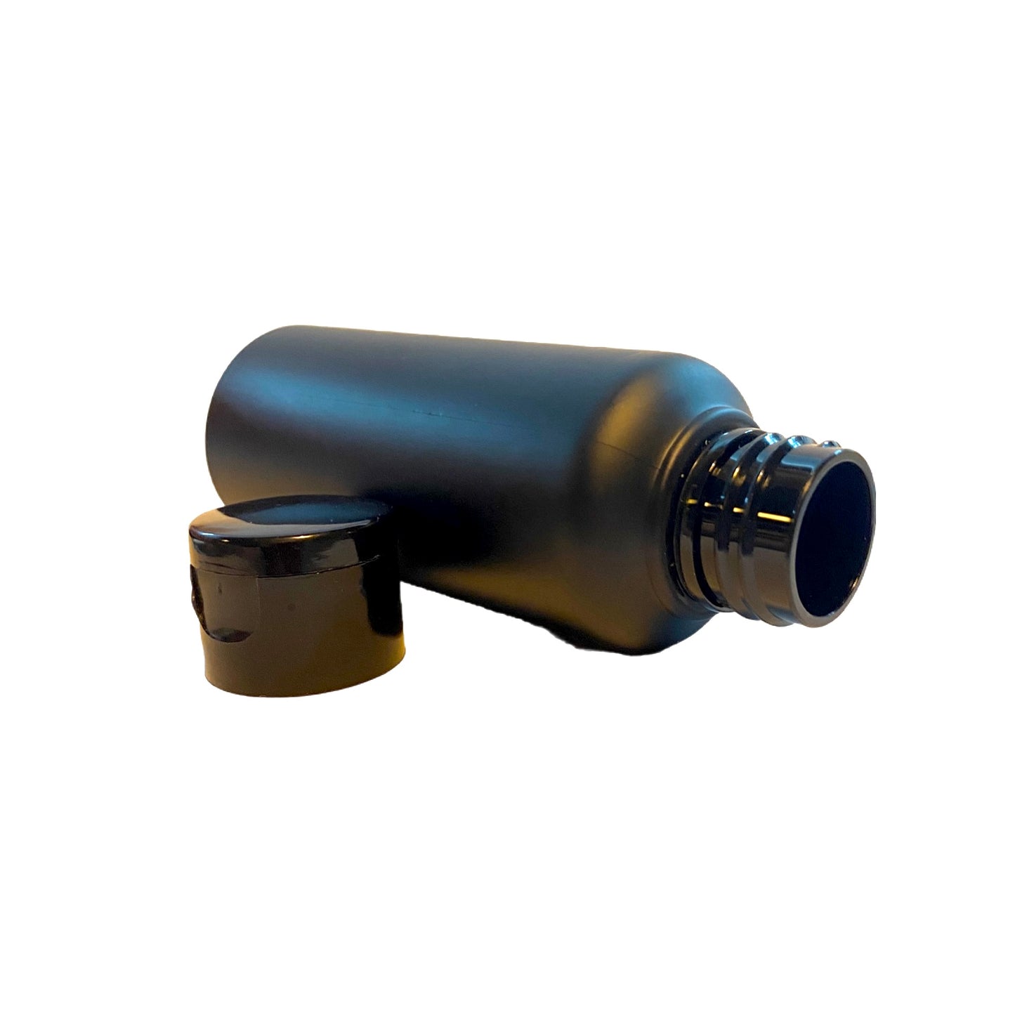 Black Matte Plastic Bottle 100mL